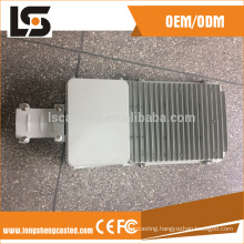 Aluminum die casting led street light head housing 50w square head